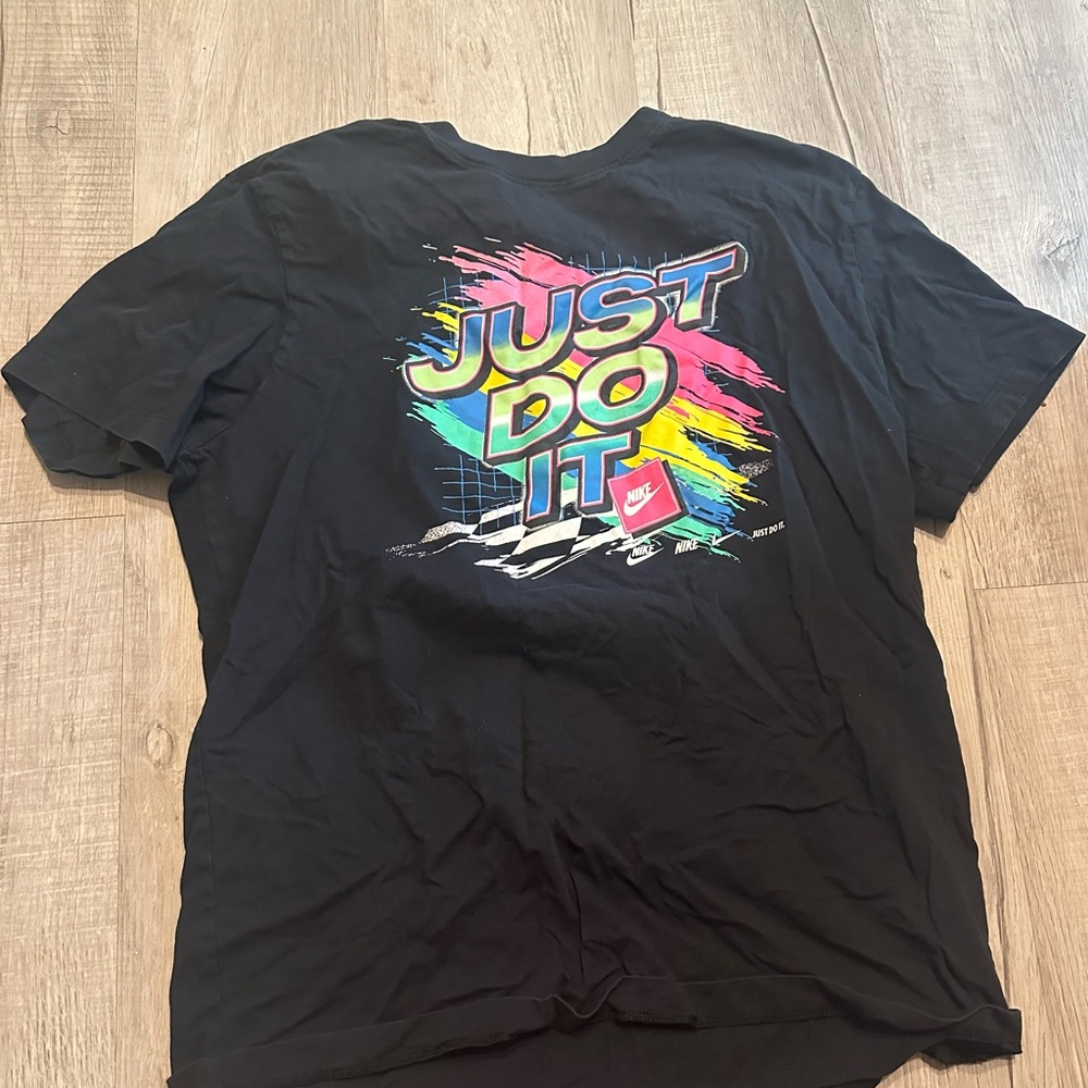Nike Black Logo Crewneck Tee